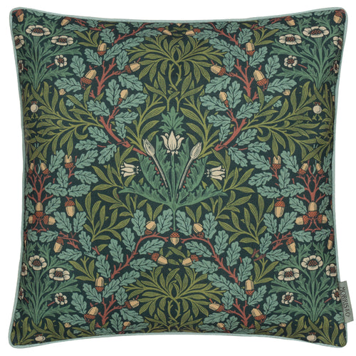 Woodland Green Cushions - Multi Acorn Printed Outdoor Polyester Filled Cushion Thyme/Forest Morris & Co