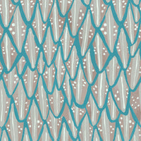 Voyage Maison Mulyo Wallpaper Sample in Pacific