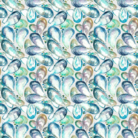  Samples - Mussell Shells  Wallpaper Sample Marine Voyage Maison