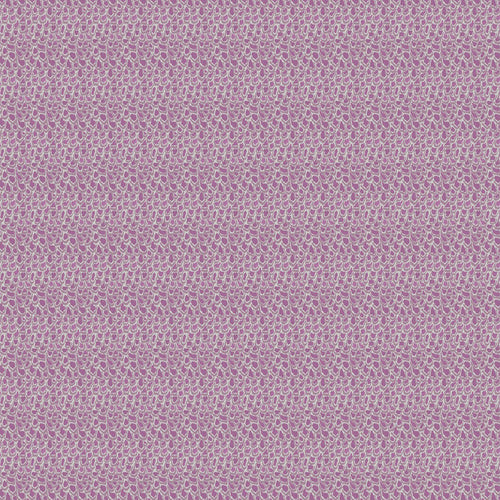 Abstract Purple Fabric - Nadaprint Printed Linen Fabric (By The Metre) Plum Voyage Maison