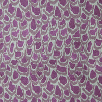  Samples - Nadaprint Printed Fabric Sample Swatch Plum Voyage Maison