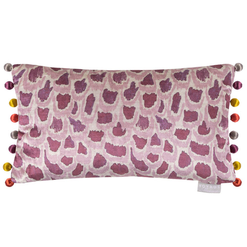 Voyage Maison Nada Printed Feather Cushion in Amethyst