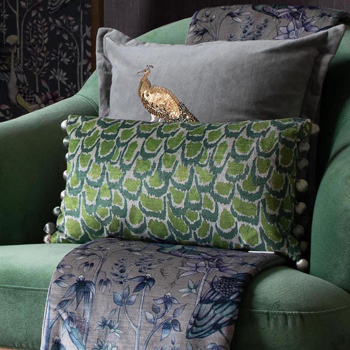 Voyage Maison Nada Printed Feather Cushion in Eden