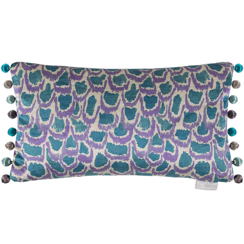 Voyage Maison Nada Printed Feather Cushion in Emerald