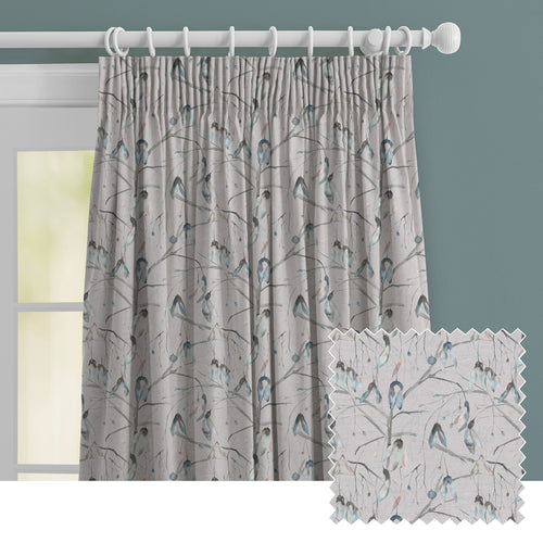 Floral Blue M2M - Nara Printed Made to Measure Curtains Cobalt Voyage Maison