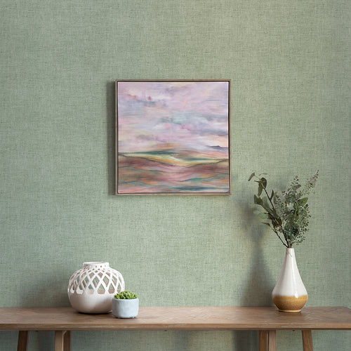 Floral Pink Wall Art - Narnain  Framed Canvas Stone Voyage Maison