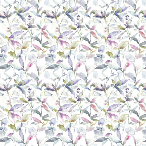 Floral White Fabric - Naura Printed Cotton Fabric (By The Metre) Fig Voyage Maison