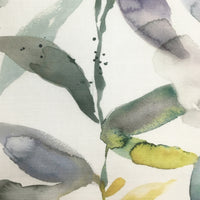 Samples - Naura Printed Fabric Sample Swatch Lemon Voyage Maison