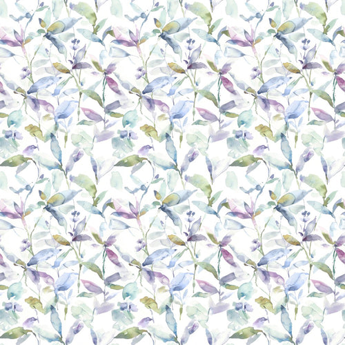 Floral White Fabric - Naura Printed Cotton Fabric (By The Metre) Pacific Voyage Maison