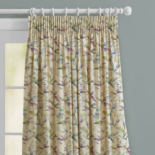 Floral Cream M2M - Naura Printed Made to Measure Curtains Pacific Natural Voyage Maison