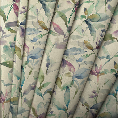 Floral Cream M2M - Naura Printed Made to Measure Curtains Pacific Natural Voyage Maison
