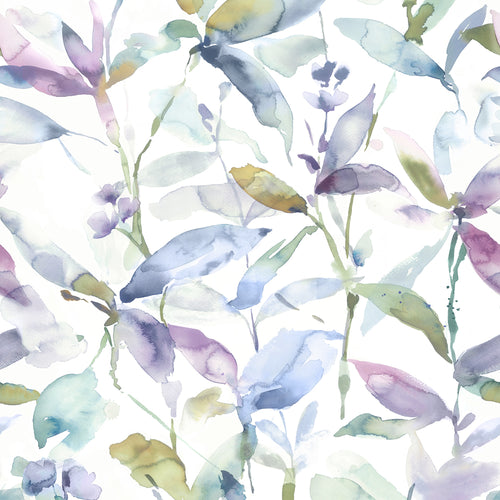 Floral Blue Wallpaper - Naura  1.4m Wide Width Wallpaper (By The Metre) Pacific Voyage Maison