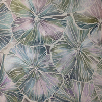  Samples - Nelumbo Printed Fabric Sample Swatch Opal Voyage Maison