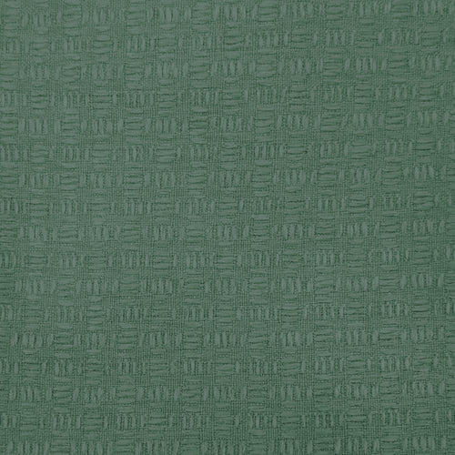 Plain Green Fabric - Nessa Textured Woven Fabric (By The Metre) Lichen Voyage Maison