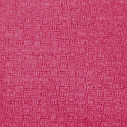 Plain Pink Fabric - Nessa Textured Woven Fabric (By The Metre) Peony Voyage Maison