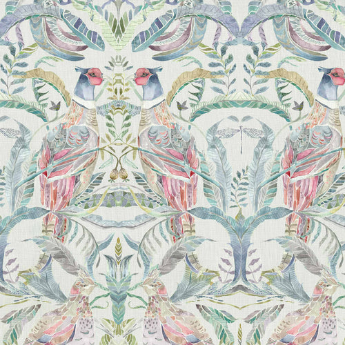 Animal Multi Fabric - Netherton Printed Cotton Fabric (By The Metre) Loganberry Voyage Maison
