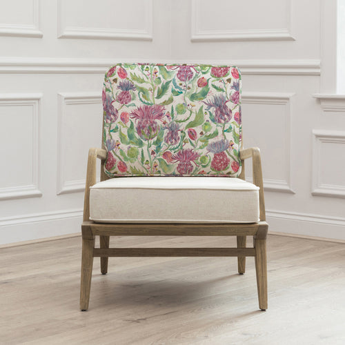 Floral Pink Furniture - Fairytale Bristles Printed Idris Chair Dawn Voyage Maison