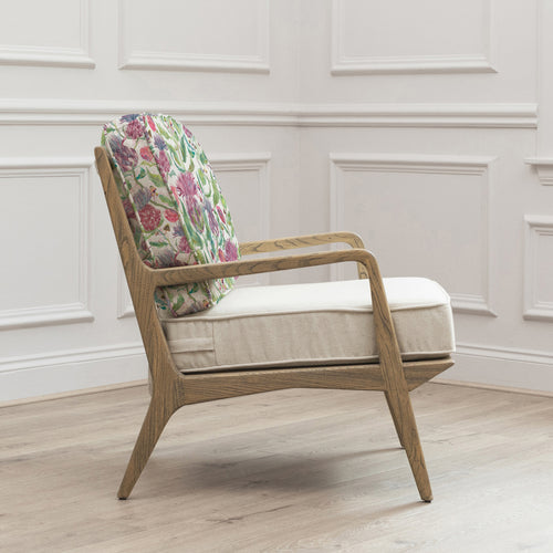 Floral Pink Furniture - Fairytale Bristles Printed Idris Chair Dawn Voyage Maison