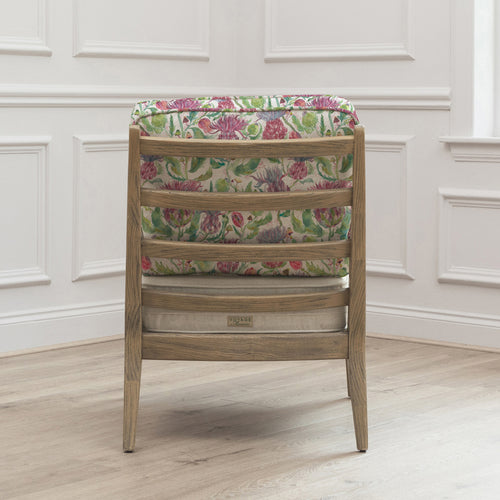 Floral Pink Furniture - Fairytale Bristles Printed Idris Chair Dawn Voyage Maison