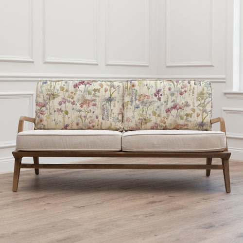 Floral Pink Furniture - Ilinzas Printed Idris 2 Seater Chair Poppy Voyage Maison