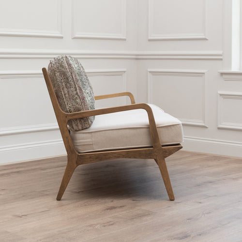 Woodland Beige Furniture - Whimsical Tale Printed Idris 2 Seater Chair Willow Voyage Maison