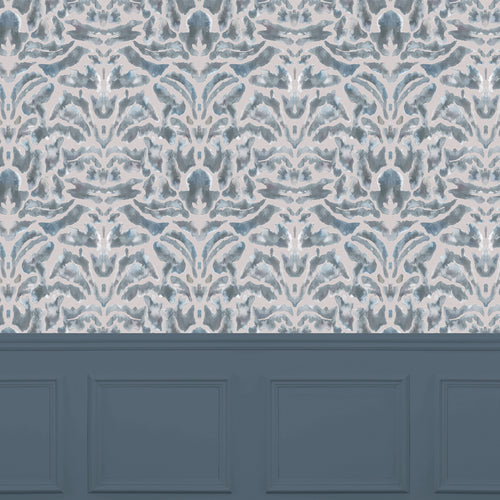 Abstract Grey Wallpaper - Nikko  1.4m Wide Width Wallpaper (By The Metre) Cloud Voyage Maison