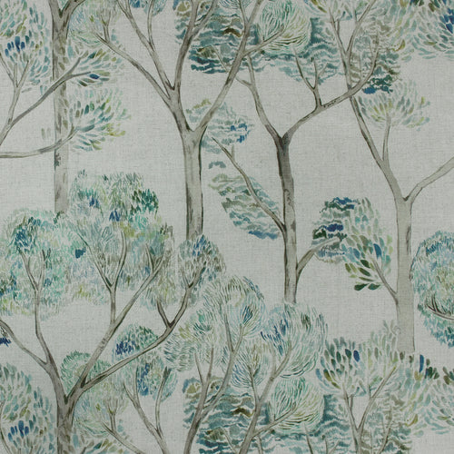 Floral Cream Fabric - Nipponlinen Printed Fabric (By The Metre) Emerald Voyage Maison