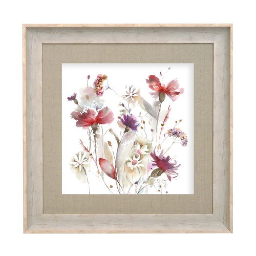 Floral Red Wall Art - Oleria  Framed Print Birch Voyage Maison