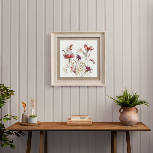 Floral Red Wall Art - Oleria  Framed Print Birch Voyage Maison