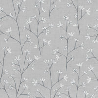  Samples - Ophelia Printed Fabric Sample Swatch Dove Voyage Maison