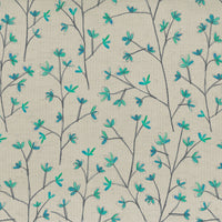  Samples - Ophelia  Fabric Sample Swatch Cornflower Linen Voyage Maison