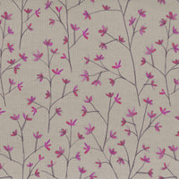 Samples - Ophelia Printed Fabric Sample Swatch Heather Voyage Maison
