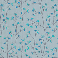  Samples - Ophelia  Fabric Sample Swatch Cornflower Voyage Maison