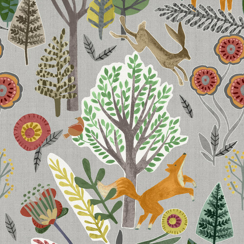 Animal Beige Fabric - Oronsay Printed Cotton Fabric (By The Metre) Sandstone Voyage Maison
