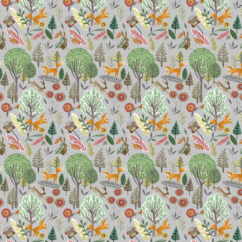 Animal Beige Fabric - Oronsay Printed Cotton Fabric (By The Metre) Sandstone Voyage Maison