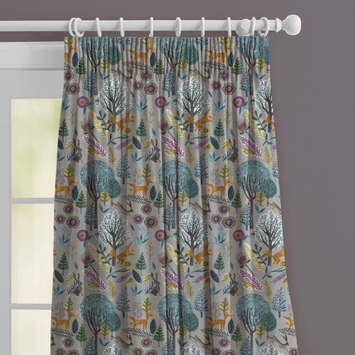 Animal Grey M2M - Oronsay Printed Made to Measure Curtains Mineral Voyage Maison