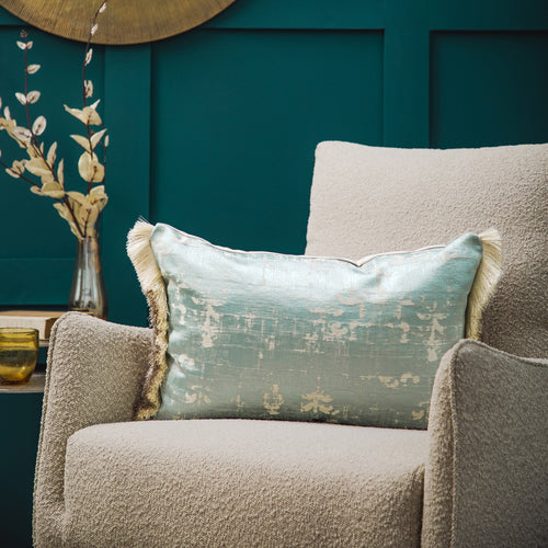 Voyage Maison Orta Feather Cushion in Opal