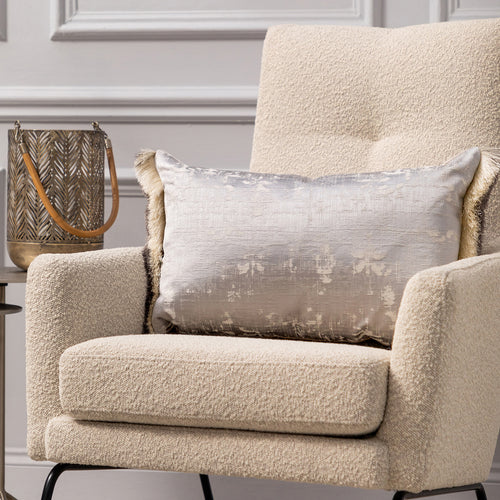 Voyage Maison Orta Feather Cushion in Silver