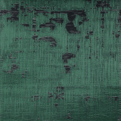 Abstract Green Fabric - Orta Woven Jacquard Fabric (By The Metre) Emerald Voyage Maison
