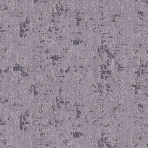 Plain Purple Wallpaper - Orta  1.4m Wide Width Wallpaper (By The Metre) Amethyst/Gold Voyage Maison