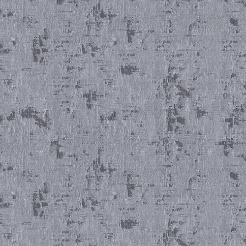 Plain Grey Wallpaper - Orta  1.4m Wide Width Wallpaper (By The Metre) Mercury/Silver Voyage Maison
