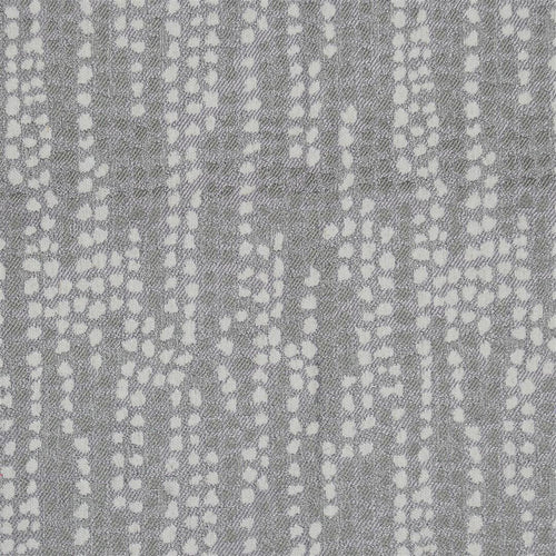 Abstract Grey Fabric - Orton Woven Jacquard Fabric (By The Metre) Pepper Voyage Maison