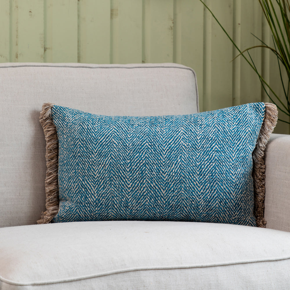 Eggshell store blue cushions