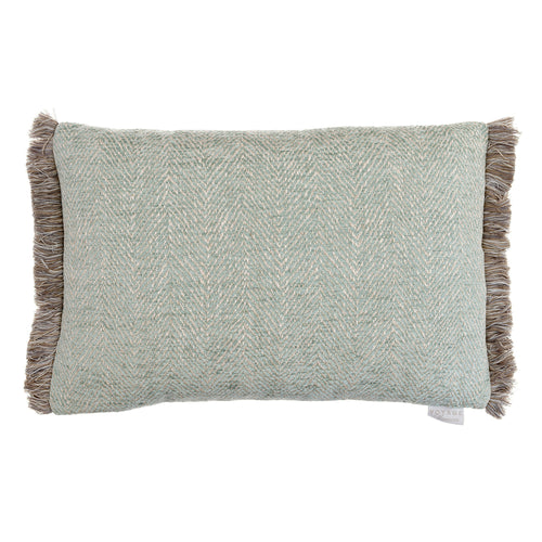 Voyage Maison Oryx Feather Cushion in Duck Egg