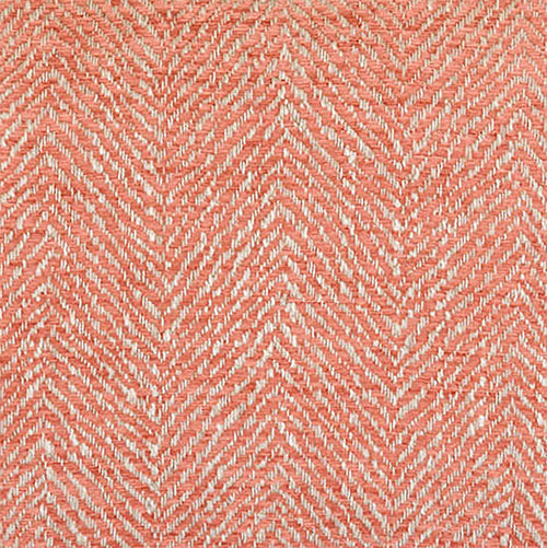 Voyage Maison Oryx Textured Woven Fabric Remnant in Coral