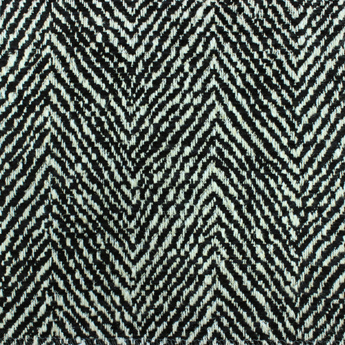 Plain Black Fabric - Oryx Textured Woven Fabric (By The Metre) Noir Voyage Maison
