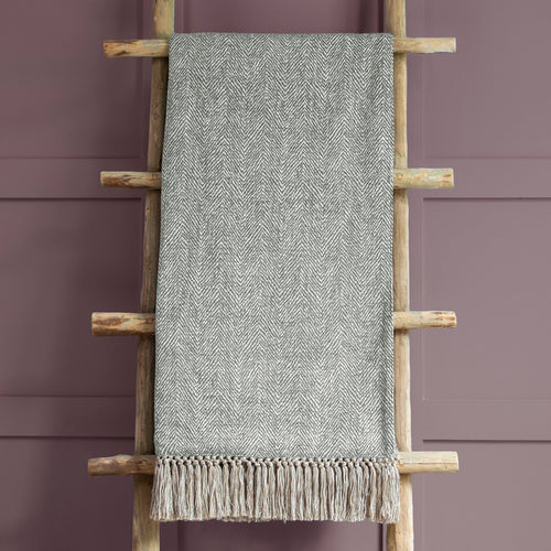 Oryx Woven Throw Smoke