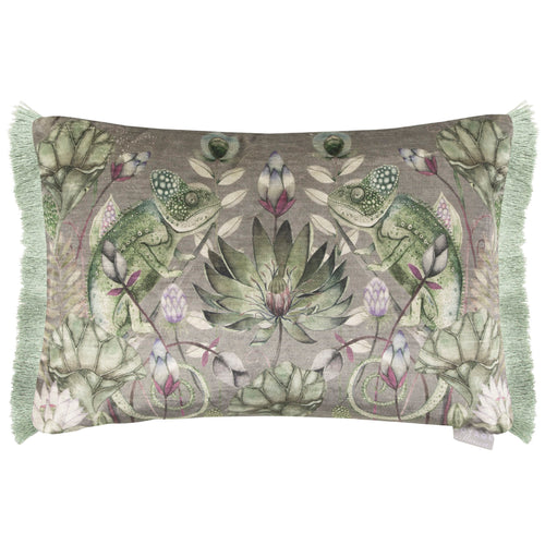 Voyage Maison Osawi Printed Feather Cushion in Mineral