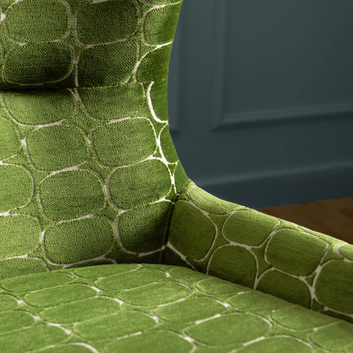 Abstract Green Furniture - Oswald Velvet Chair Green Voyage Maison