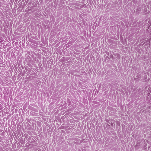Floral Pink Fabric - Ozul Jacquard Velvet Fabric (By The Metre) Fuchsia Voyage Maison